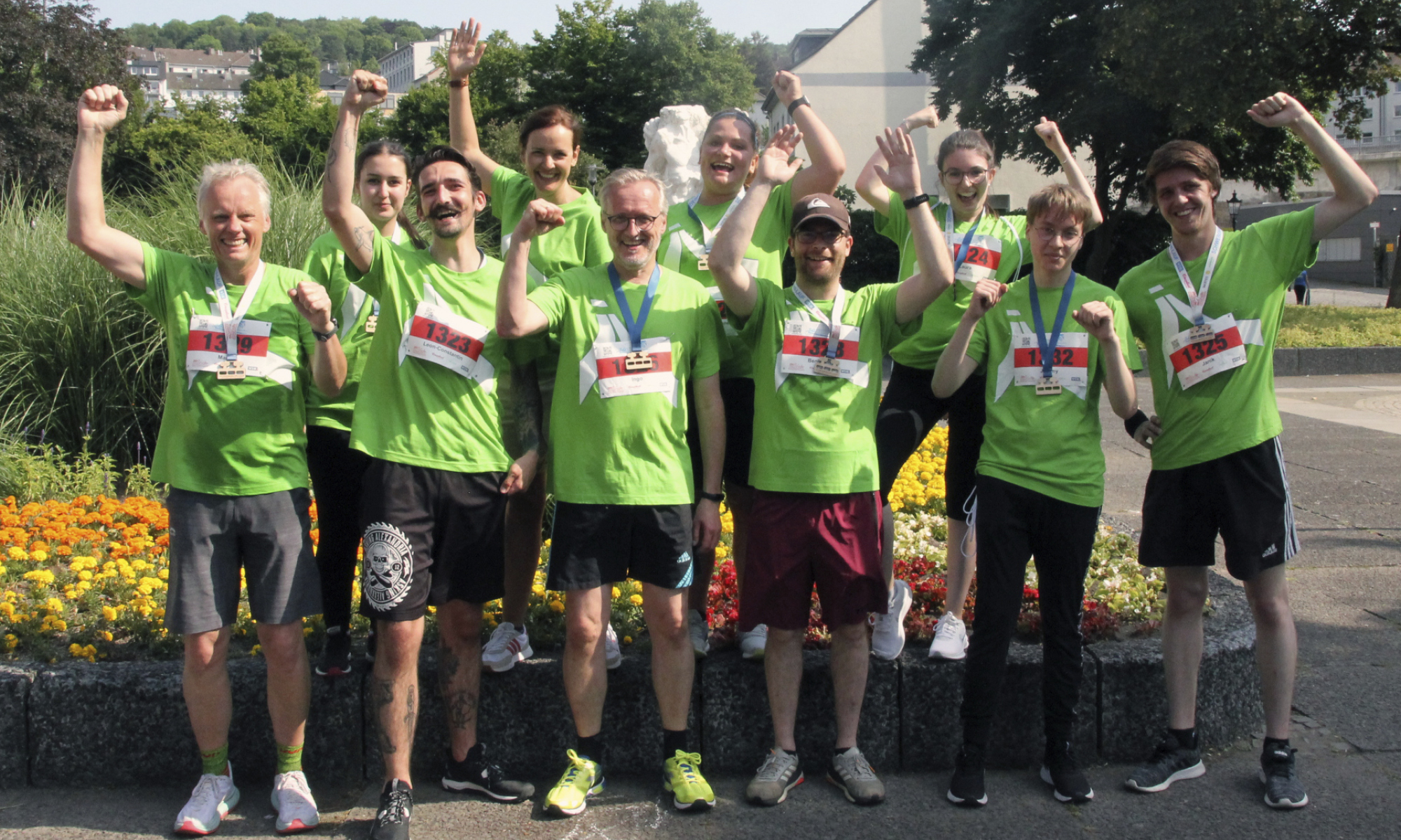 Gruppenbild der gkvi-Läufer:innen