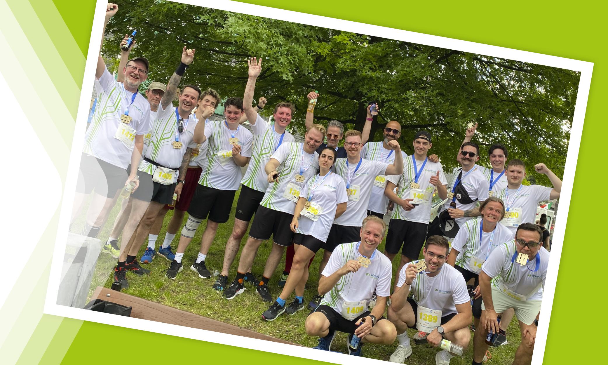 Gruppenbild der gkvi-Läufer:innen